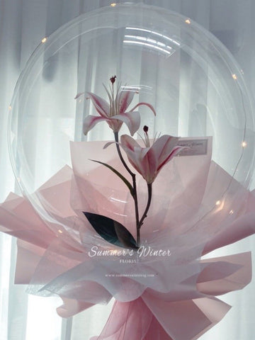 Faux Lilies Balloon [ Premium ]