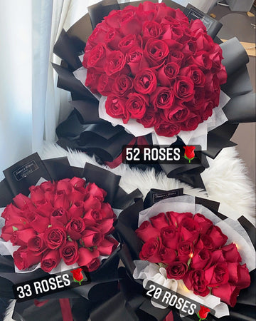 Hearts ( 52 ROSES )