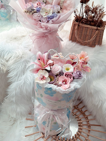 III Soap Flowers Preserved