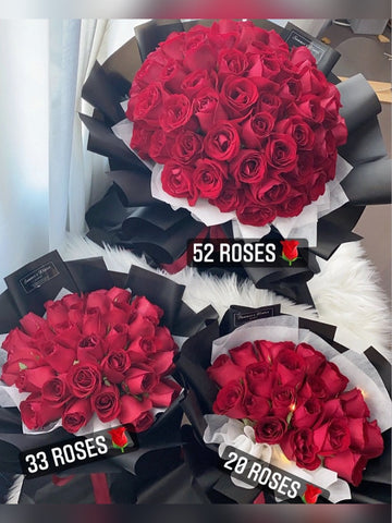 Fresh Red Roses Bouquet