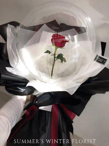 Red Rose Balloon Flower [Fresh]