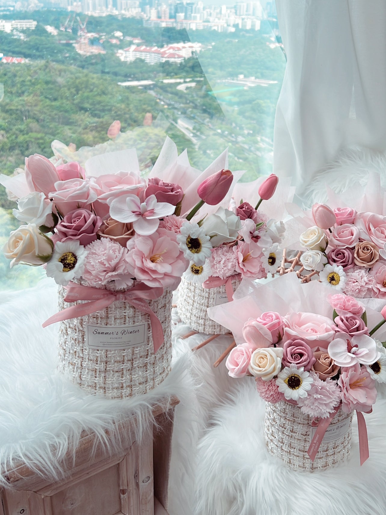 Soap Flower Bouquets
