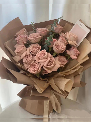Heartly [ Cappuccino Fresh Roses ]