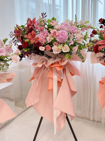 Grand Opening Stand Fresh Flowers