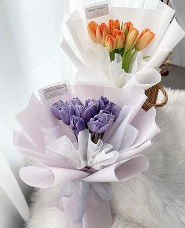 Tulips bouquets