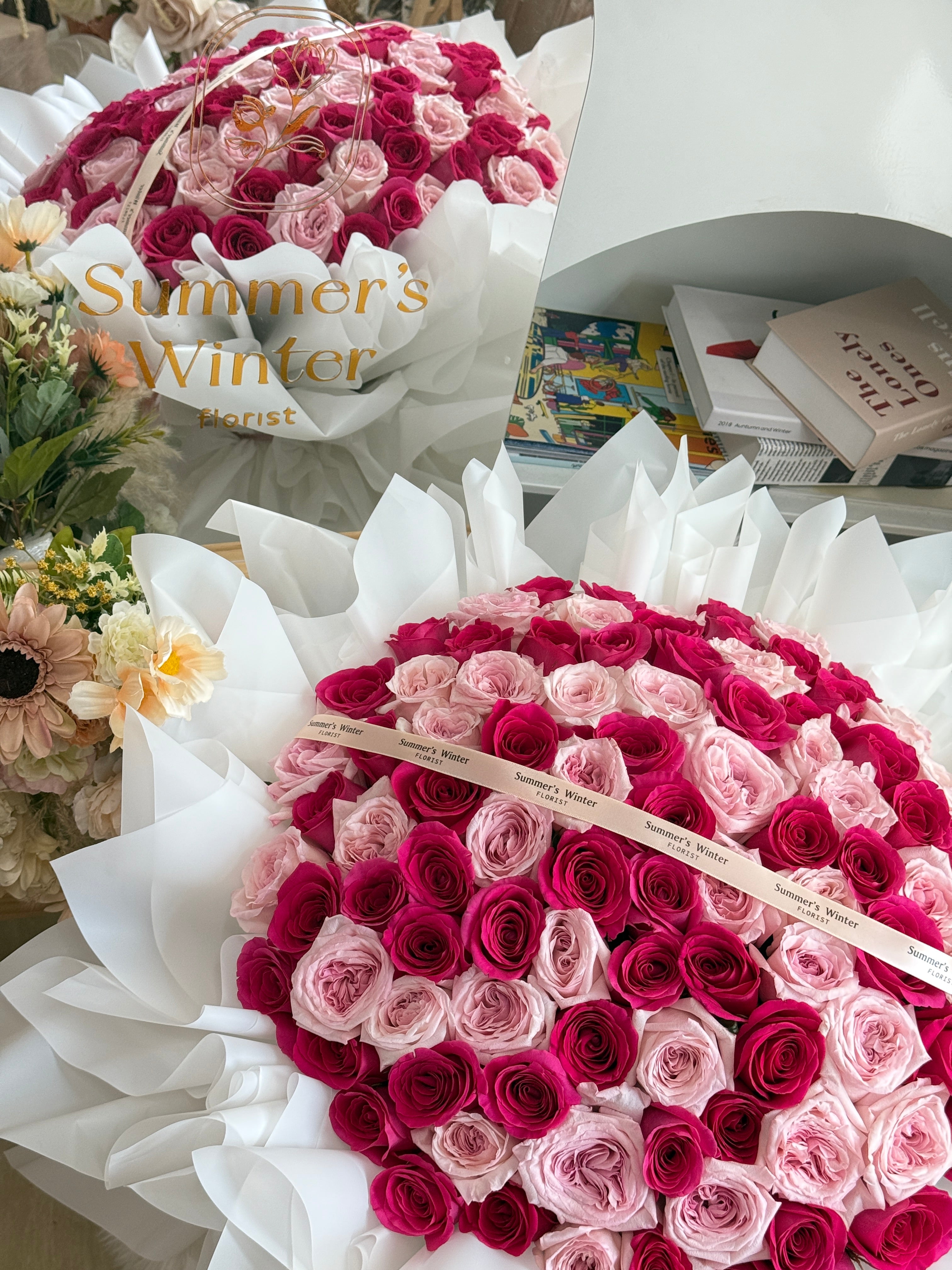 999 Roses Proposal Sweatheart in Bloom ( 99 Roses )