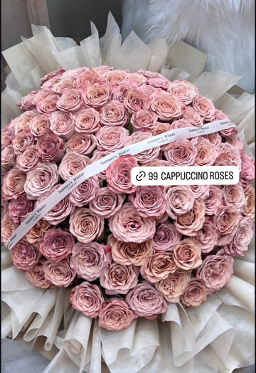 Enchanting Cappuccino ( 99 Roses )