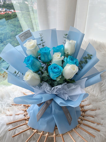 Mix Blue Roses