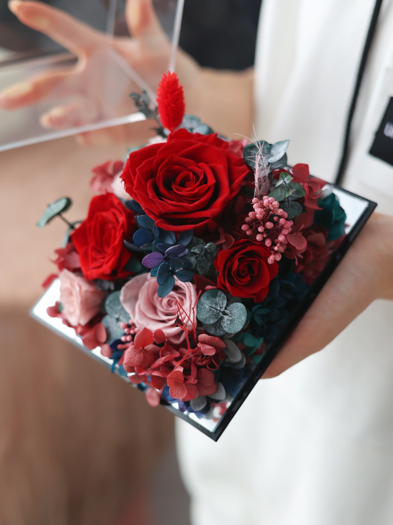 Roses Preserved Box | Preserved Flowers Singapore