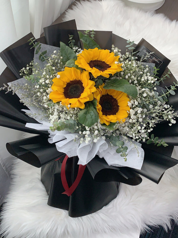 Sunflower bouquet Tan Tock Seng Hospital delivery Singapore